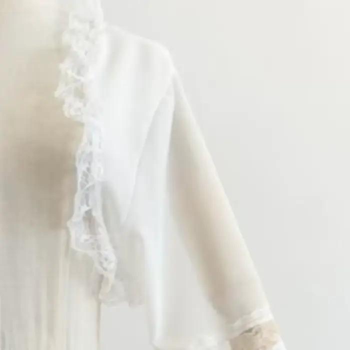 Blouse Femme Style Gothique avec Corsage en Dentelle
