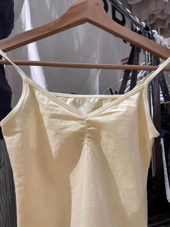 Débardeur noir pliable jaune pour femmes