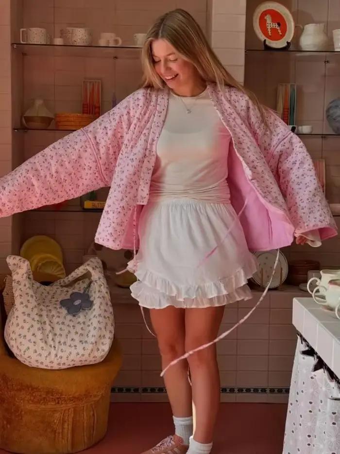 Cardigan imprimé Floral pour femme