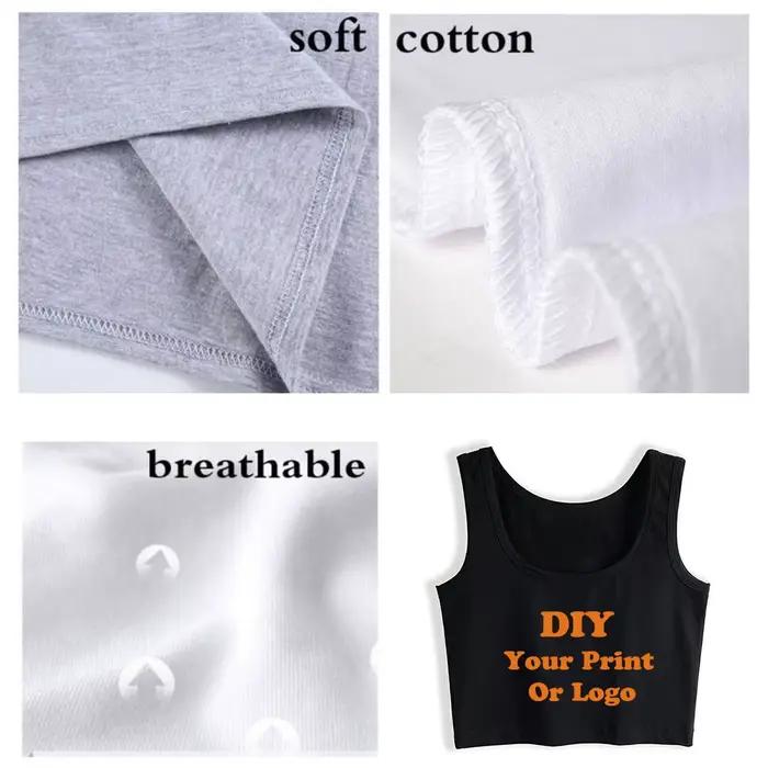 J'aime les faciaux conception coton Sexy mince haut court femmes Humor Style coquaire débardeurs Swinger drôle vilain Camisole