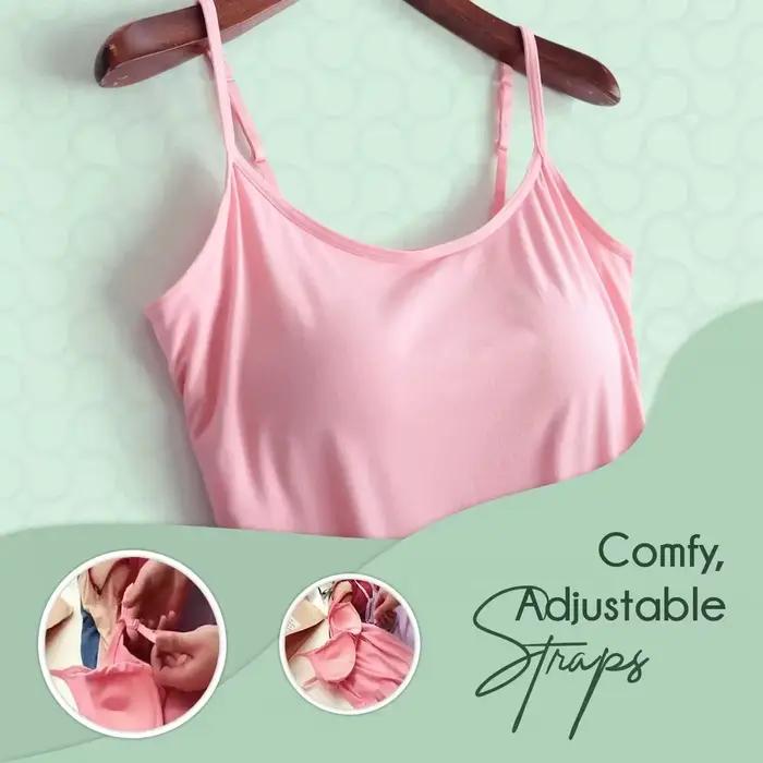 Haut de soutien-gorge intégré pour femmes, bandes décontractés, camisoles pour plage et occasions spéciales, modal, élasthanne, tricoté, multiple tailles et couleurs