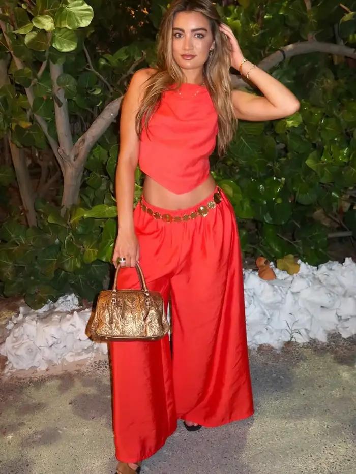Ensemble pantalon et haut pour femme