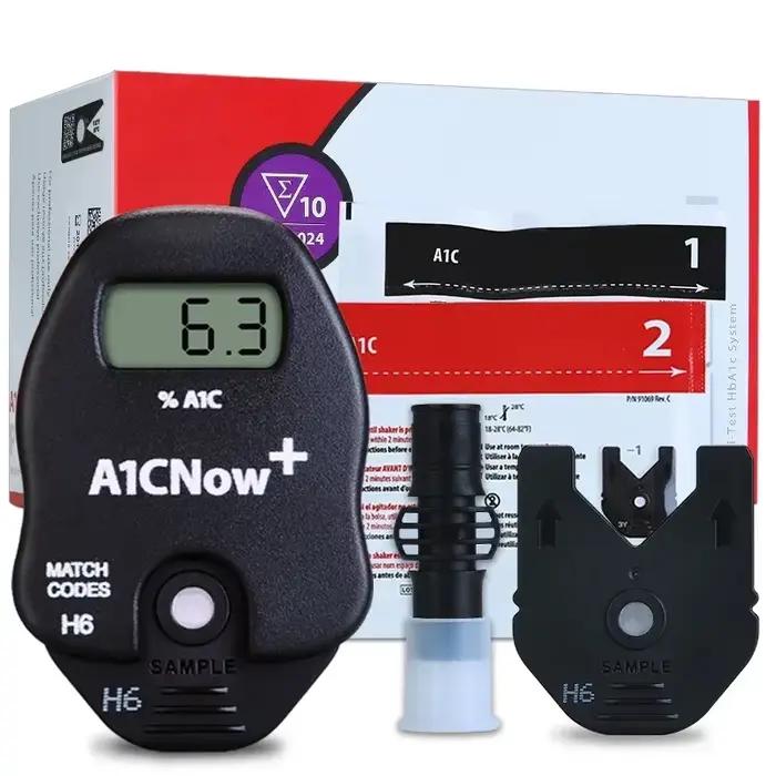 Hémoglobine glycosylée PTS diagnostic HbA1c A1CNow + système professionnel Kit de Test domestique pour diabétique moniteur de glycémie 2/6 pièces