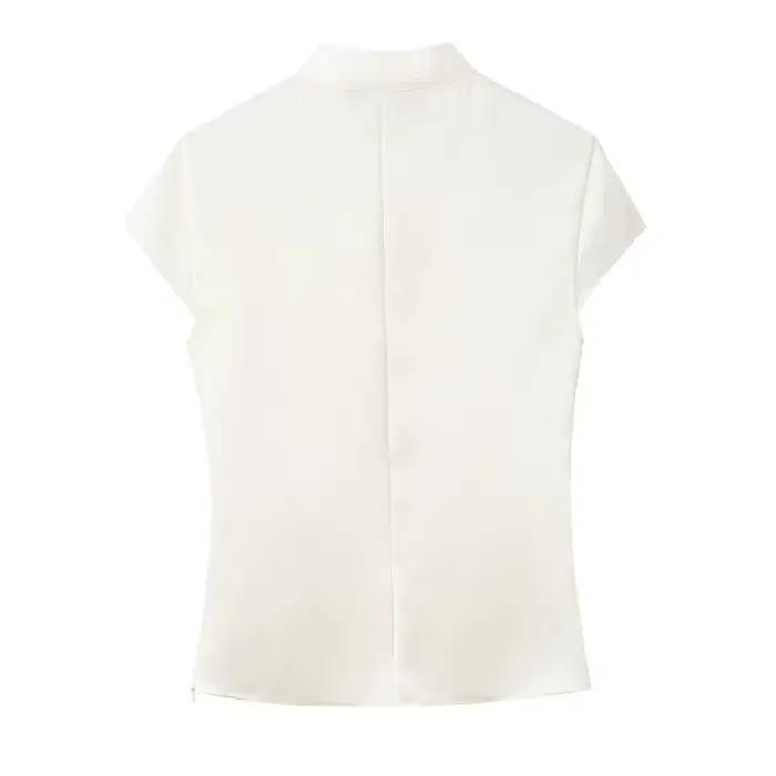 Haut pour femme ZHIO – Nouvelle collection été 2026 – Couleur unie