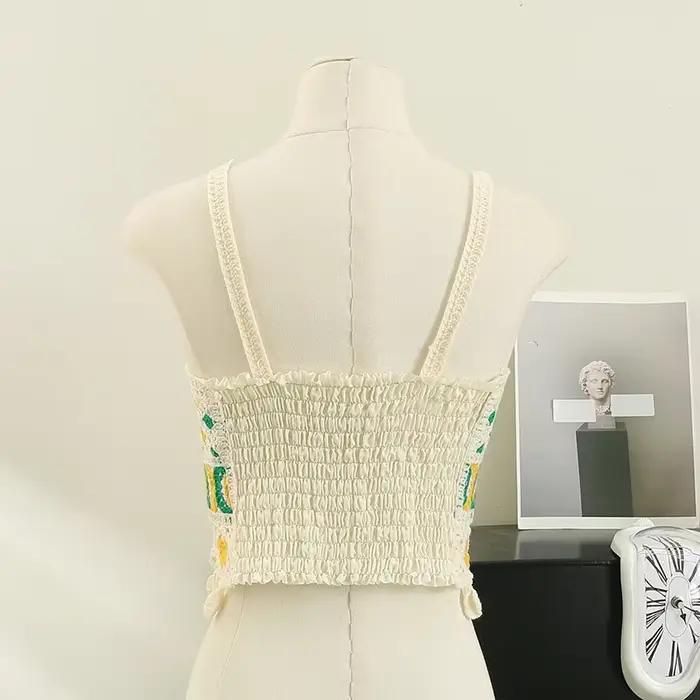 Crochet évidé fait à la main bohème pour femme