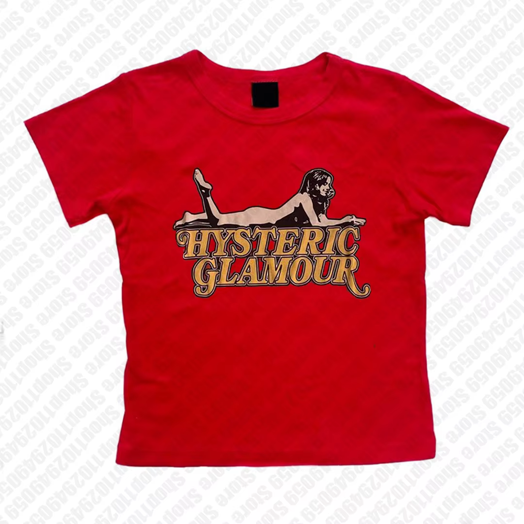 Star Girl Y2k Tops Crop Top pour femmes, T-shirts Kpop pour femmes, vêtements des années 90, T-shirt