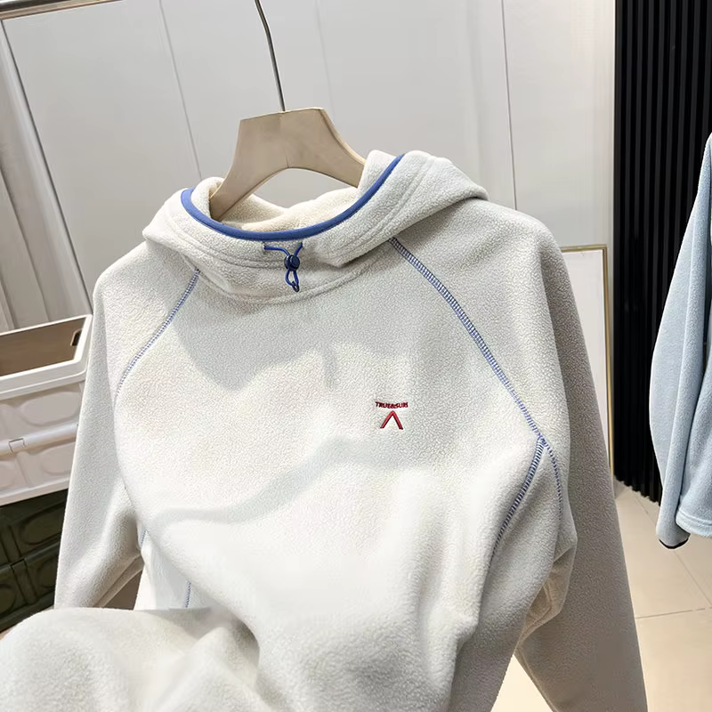 Pullover de sport d'extérieur avec capuche pour l'escalade, la randonnée, le camping, la pêche, haut décontracté et relaxant pour hommes et femmes