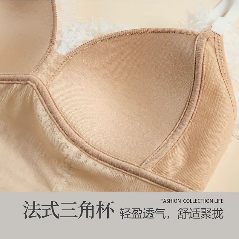 Chemisier Femme Style Français en Dentelle, Décolleté Plongeant Sexy, Dos Nu, Bretelles Fines, Bonnets Fixes et Froncés