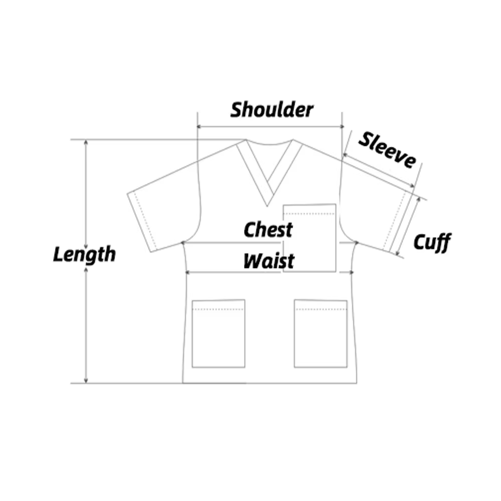 Uniformes de travail d'hôpital, imprimé de dents Medcine, chemisier d'allaitement à col en v, uniforme de clinique dentaire, hauts de gommage à manches courtes pour infirmière médicale